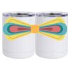 10 oz. White Stainless Steel Short Tumbler Thumbnail