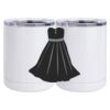 10 oz. White Stainless Steel Short Tumbler Thumbnail