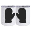 10 oz. White Stainless Steel Short Tumbler Thumbnail