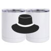 10 oz. White Stainless Steel Short Tumbler Thumbnail