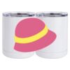 10 oz. White Stainless Steel Short Tumbler Thumbnail