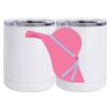 10 oz. White Stainless Steel Short Tumbler Thumbnail