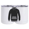 10 oz. White Stainless Steel Short Tumbler Thumbnail