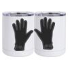 10 oz. White Stainless Steel Short Tumbler Thumbnail