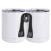 10 oz. White Stainless Steel Short Tumbler Thumbnail