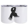 10 oz. White Stainless Steel Short Tumbler Thumbnail