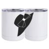 10 oz. White Stainless Steel Short Tumbler Thumbnail