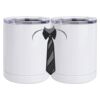 10 oz. White Stainless Steel Short Tumbler Thumbnail