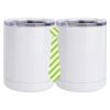 10 oz. White Stainless Steel Short Tumbler Thumbnail