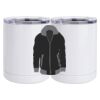 10 oz. White Stainless Steel Short Tumbler Thumbnail