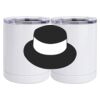 10 oz. White Stainless Steel Short Tumbler Thumbnail