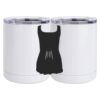 10 oz. White Stainless Steel Short Tumbler Thumbnail