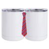10 oz. White Stainless Steel Short Tumbler Thumbnail