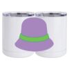 10 oz. White Stainless Steel Short Tumbler Thumbnail