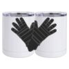 10 oz. White Stainless Steel Short Tumbler Thumbnail