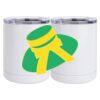 10 oz. White Stainless Steel Short Tumbler Thumbnail
