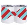 10 oz. White Stainless Steel Short Tumbler Thumbnail