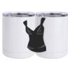 10 oz. White Stainless Steel Short Tumbler Thumbnail