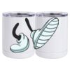 10 oz. White Stainless Steel Short Tumbler Thumbnail