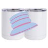 10 oz. White Stainless Steel Short Tumbler Thumbnail