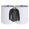 10 oz. White Stainless Steel Short Tumbler Thumbnail