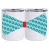 10 oz. White Stainless Steel Short Tumbler Thumbnail