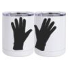 10 oz. White Stainless Steel Short Tumbler Thumbnail