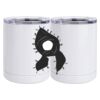 10 oz. White Stainless Steel Short Tumbler Thumbnail
