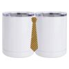 10 oz. White Stainless Steel Short Tumbler Thumbnail
