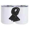 10 oz. White Stainless Steel Short Tumbler Thumbnail