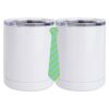 10 oz. White Stainless Steel Short Tumbler Thumbnail