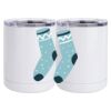 10 oz. White Stainless Steel Short Tumbler Thumbnail