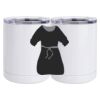 10 oz. White Stainless Steel Short Tumbler Thumbnail