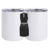 10 oz. White Stainless Steel Short Tumbler Thumbnail