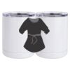 10 oz. White Stainless Steel Short Tumbler Thumbnail