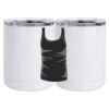 10 oz. White Stainless Steel Short Tumbler Thumbnail