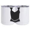 10 oz. White Stainless Steel Short Tumbler Thumbnail