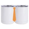 10 oz. White Stainless Steel Short Tumbler Thumbnail