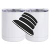 10 oz. White Stainless Steel Short Tumbler Thumbnail