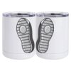10 oz. White Stainless Steel Short Tumbler Thumbnail