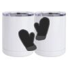 10 oz. White Stainless Steel Short Tumbler Thumbnail