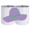 10 oz. White Stainless Steel Short Tumbler Thumbnail