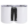 10 oz. White Stainless Steel Short Tumbler Thumbnail