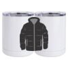 10 oz. White Stainless Steel Short Tumbler Thumbnail