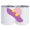 10 oz. White Stainless Steel Short Tumbler Thumbnail
