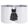 10 oz. White Stainless Steel Short Tumbler Thumbnail