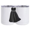 10 oz. White Stainless Steel Short Tumbler Thumbnail