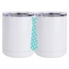 10 oz. White Stainless Steel Short Tumbler Thumbnail