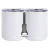 10 oz. White Stainless Steel Short Tumbler Thumbnail