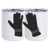 10 oz. White Stainless Steel Short Tumbler Thumbnail